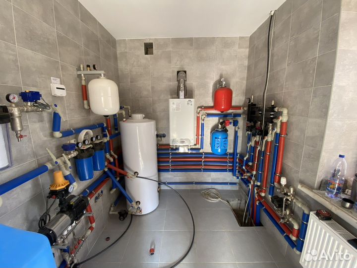 Отопление под ключ, Теплый пол, вода, канализация