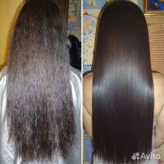 Кератиновое выпрямление