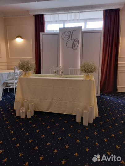 Задний фон молодоженов. Фотозона. Свадьба