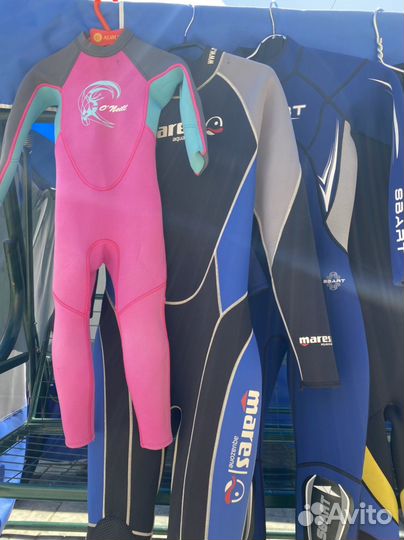 Мокрый гидрокостюм mares 3 мм
