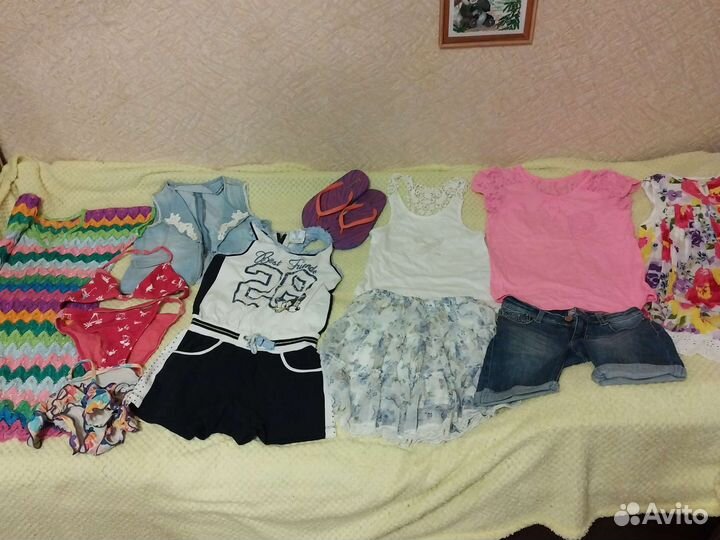 Летняя одежда девочке 6-8 лет