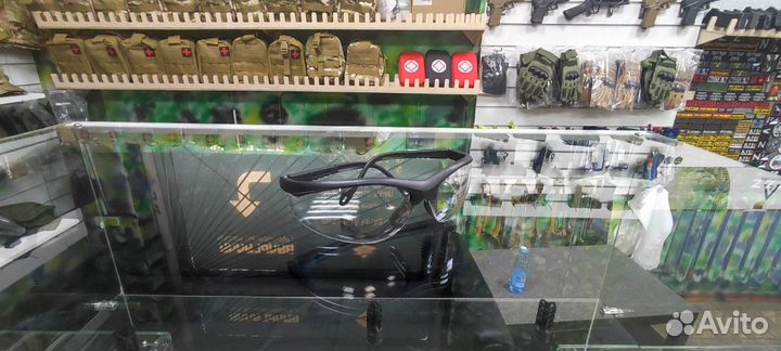 Очки тактические, белые линзы, G&G