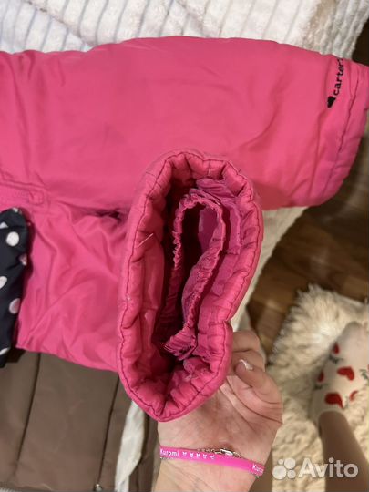 Зимний костюм на девочку 86