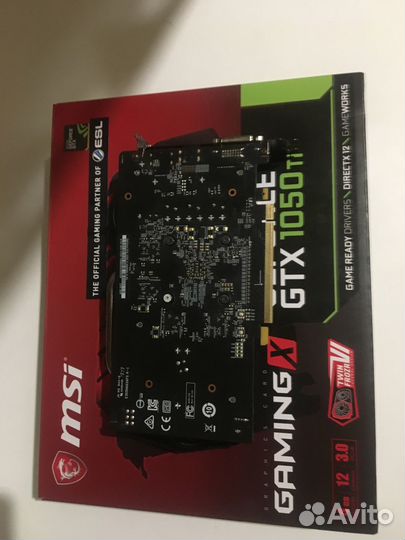 Видеокарта nvidia GeForce GTX 1050 Ti 4GB