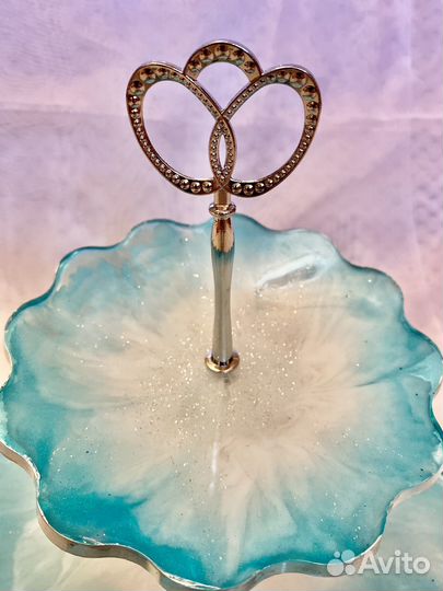 Набор конфетница и подстаканники