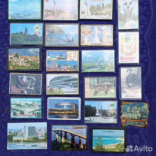 Магниты на холодильник из разных стран