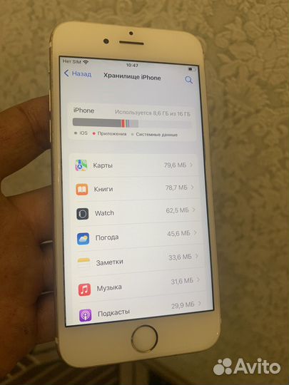 Телефон iPhone 6s 16g