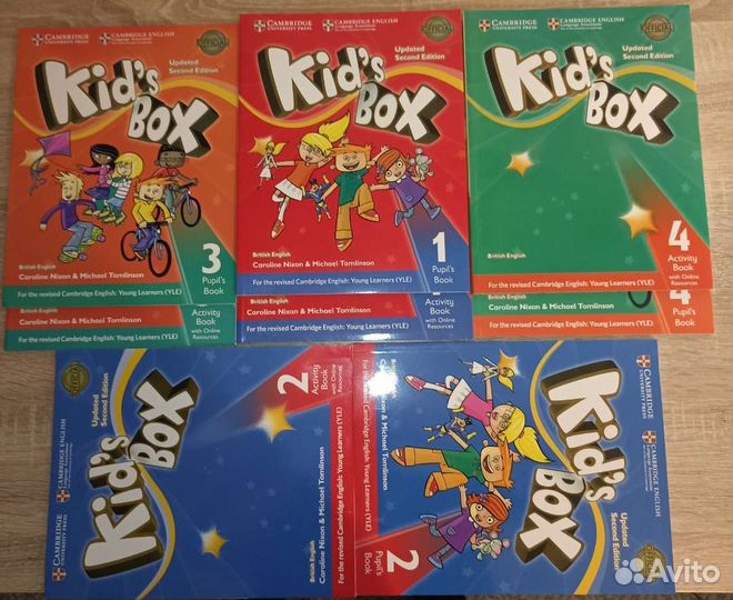 Kids box starter 1,2,3,4 комплект