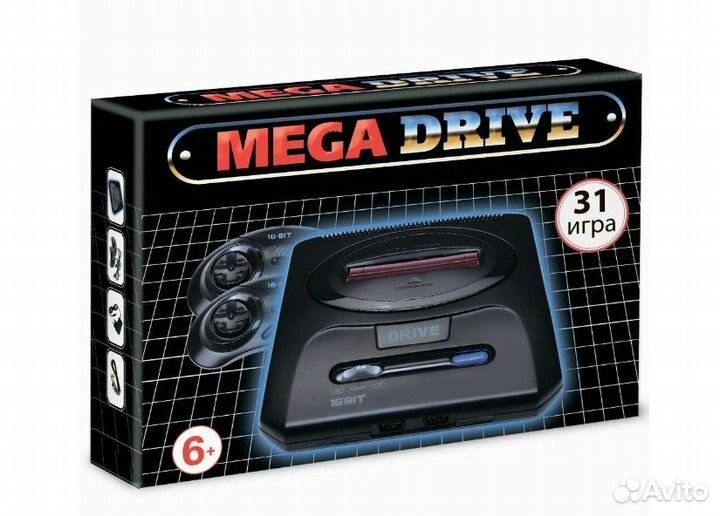 Игровая приставка sega super drive