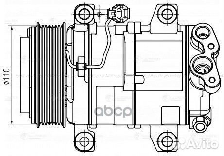 Компрессор кондиционера Infiniti QX56 (10) /QX8