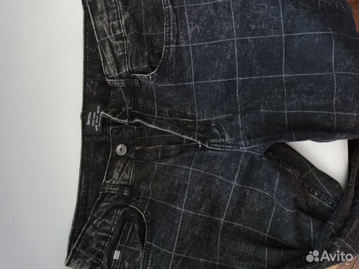 Джинсы Bershka стрейч, унисекс