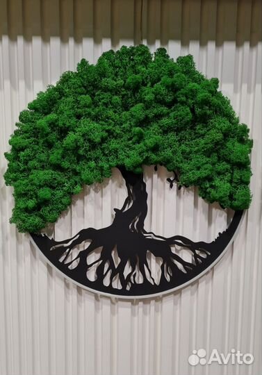 Дерево жизни с неоновой подсветкой