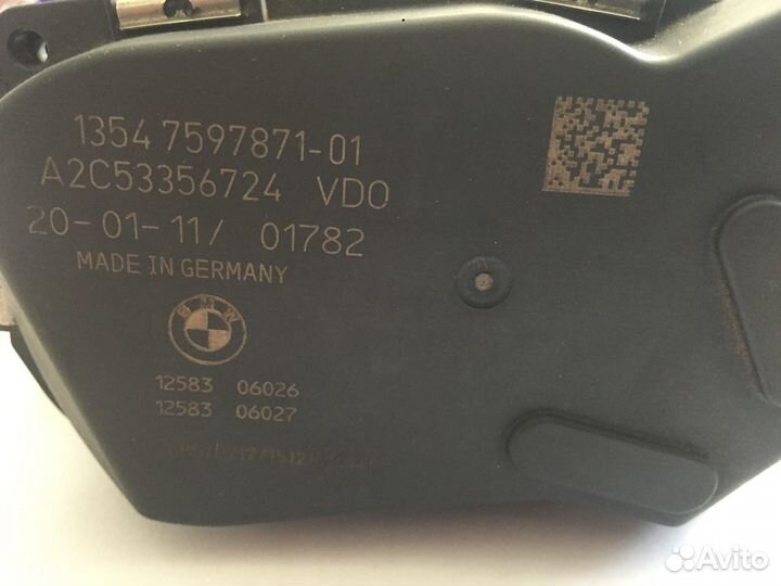 Дроссельная заслонка бмв е71