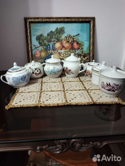 Сервизы чайные. Сахарницы