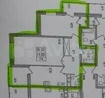 2-к. квартира, 65,3 м², 10/16 эт.