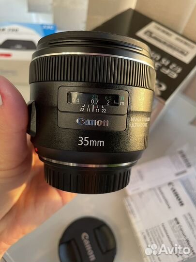 Объектив Canon ef 35mm 2.0