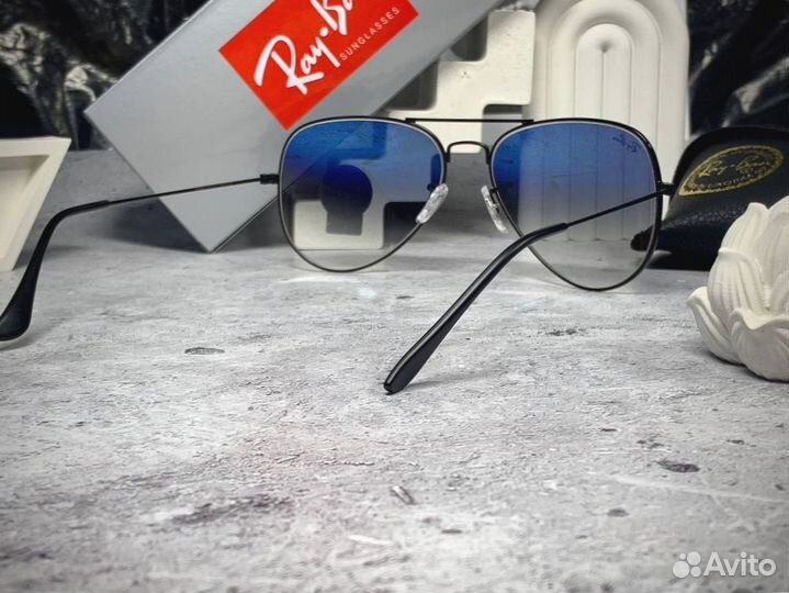 Очки Ray Ban Aviator синие