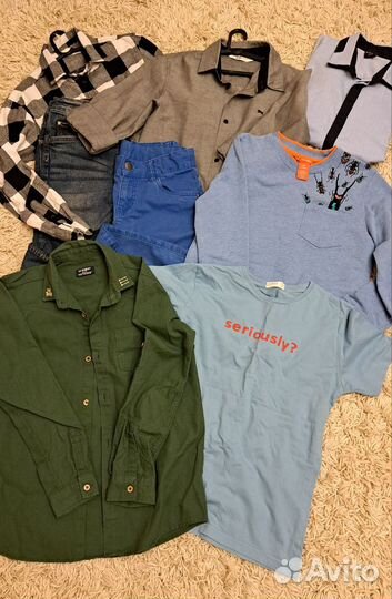 Вещи пакетом на мальчика рост 146 152