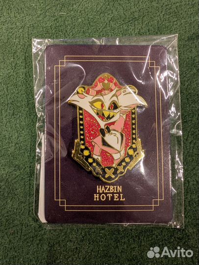 Значок Hazbin Hotel pin Angel Dust