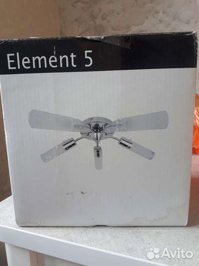 Люстра потолочная 5 рожковая