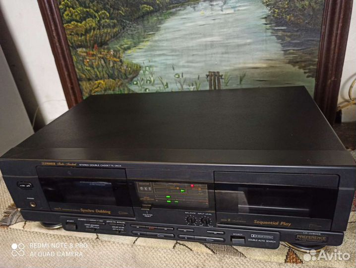 Дека кассетная Fisher CR-W9025