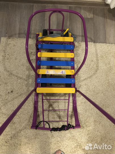 Детские санки на колесах