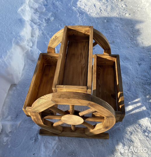 Клумба цветник (обжиг, пропитка)