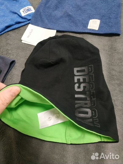 Шапка на мальчика 52-54