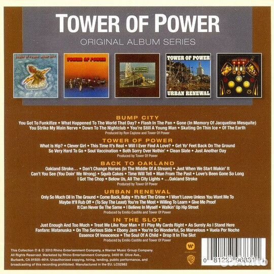 Tower Of Power - Original Album Series (5CD)