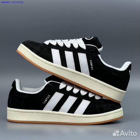 Кроссовки Adidas Campus 00 Black (Арт.60174)