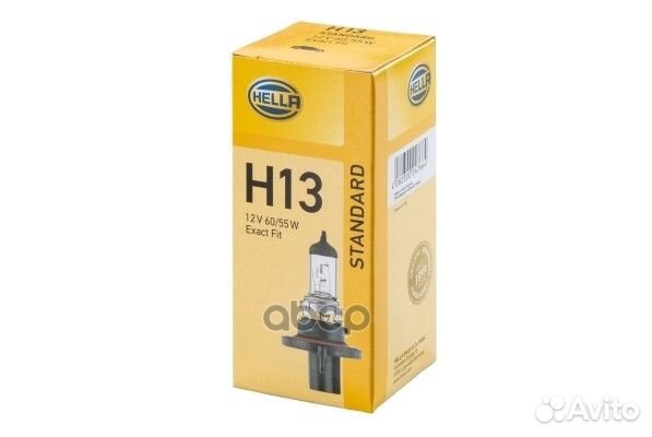 Лампа H13 60/55W P26,4t 8GJ 008 837-121 hella