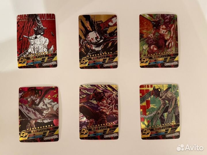 Карточки человек бензопила