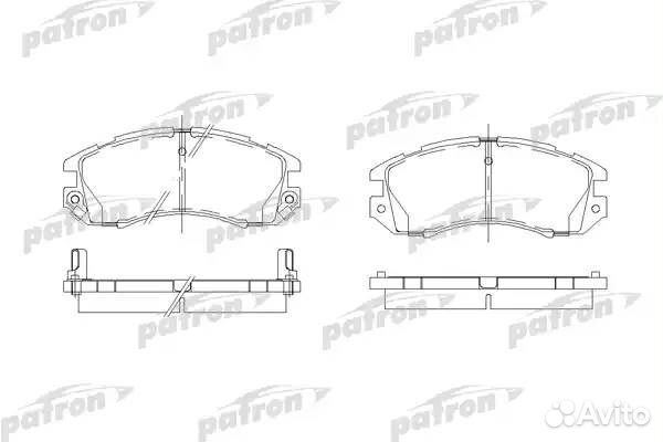 Колодки тормозные дисковые передн subaru impreza 92-00 impreza универсал 92-00 legacy I 89-94 legacy