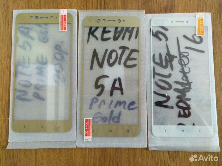 Чехол и защитные стекла на Redmi Note 5A