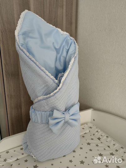 Конверт одеяло на выписку зима