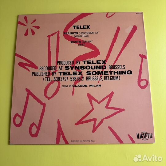 Telex - Peanuts 1987 Maxi Single