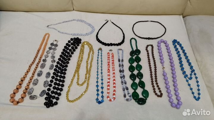 Винтаж, ретро, бусы и колье. Чехия и СССР