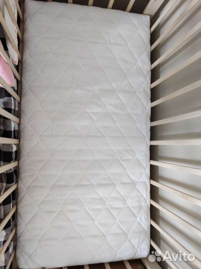 Детская кровать с матрасом от 0 до 3 лет