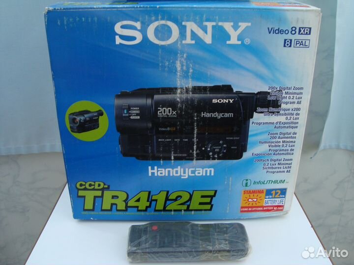 Видеокамера sony 8 XR CCD - TR412E