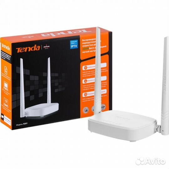 Роутер Wifi Tenda N301 Репитер Ретранслятор