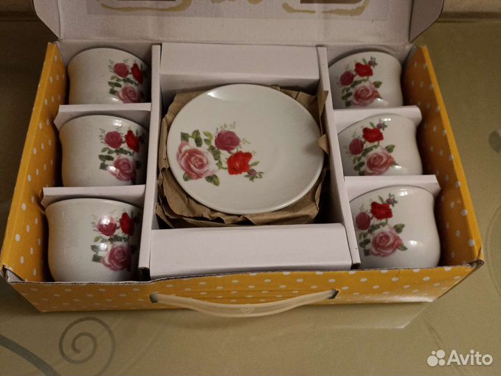 Новый кофейный набор на 6 персон