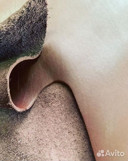 Кожа юфть шорно-седельная, крейзи хорс