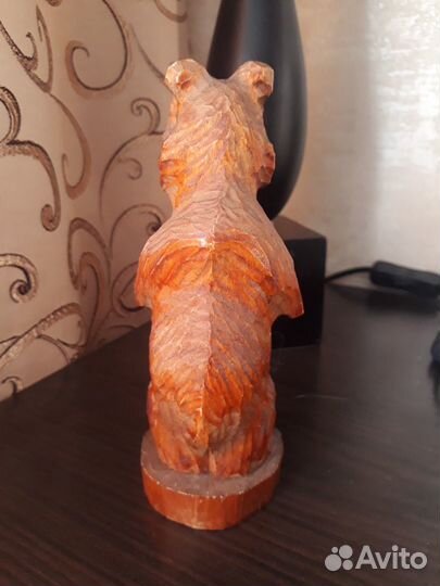 Медведь, деревянная статуэтка, СССР