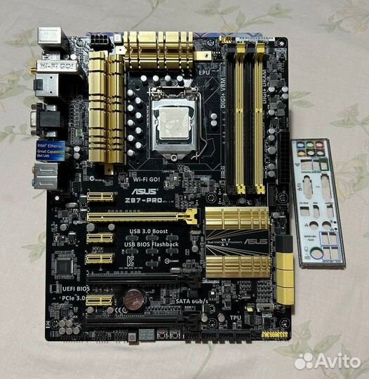 Материнская плата Asus Z87-PRO и i54670