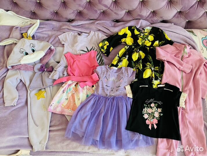 Вещи пакетом для девочки 98