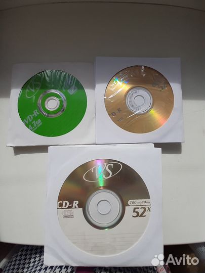 Диски болванки сd-R, сd-RW, сd-DVD в упаковке