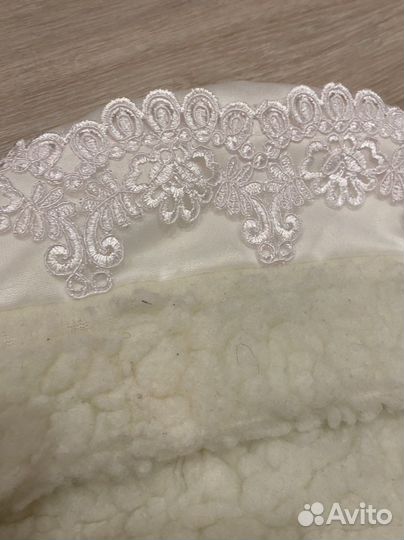 Конверт утепленный на выписку в коляску