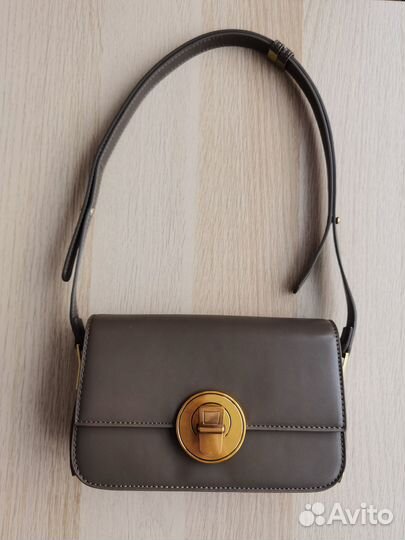 Сумка клатч женская искусственная кожа цвет хаки