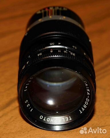 Объектив Taika-doryt telefoto 1:3,5 F-135mm