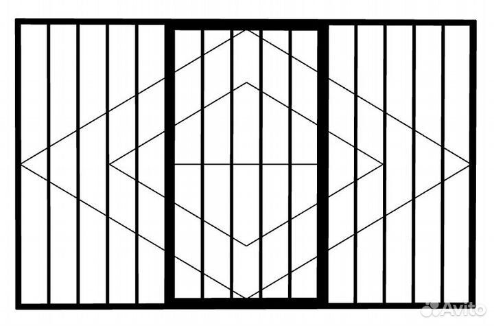 Решетки на окна из 10 круга